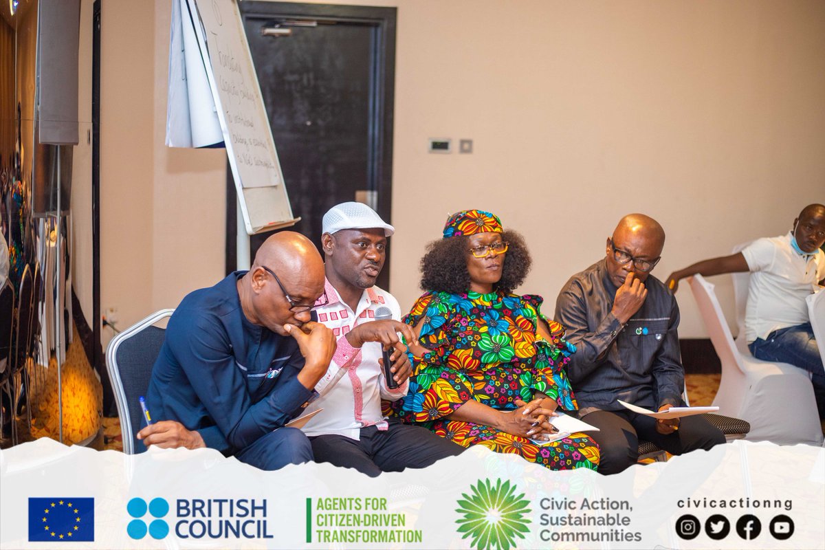 civicactionng's tweet photo. Group 4 Debate session at the ongoing Cross Regional Reflection for ACT CSOs in Lagos
"Stakeholder Identification and Influencing importance to project management"
#ACTCSOSREFLECT
#ACTPLATEAURIVERSREFLECT
#CivicAction
#SustainableCommunities https://t.co/giSoMnKKHI