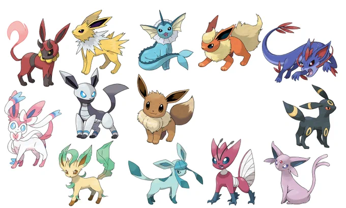 Another great idea by intern @Corvux_. No Eeveelution with a knight's armor, but a cyborg/mech! Hey, you keep upvoting Eeveelutions so I'll keep making 'em!

#pokemon #pokemonday #fakemon #fakemonday #eevee #nintendo 