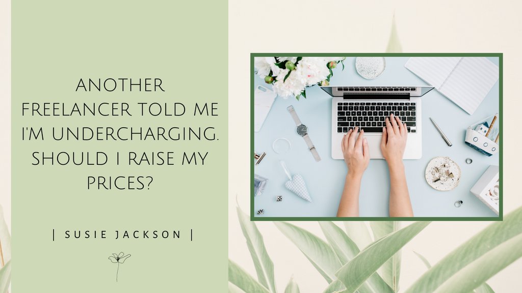 Being told by other freelancers that we’re undercharging can be upsetting. No one wants to feel as though they’re getting their prices wrong or damaging their industry. Here I share some questions to ask yourself the next time this issue comes up for you: l8r.it/eQjy