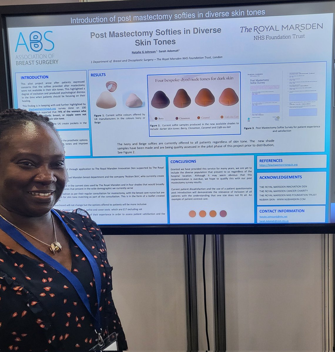 DrFionaTsang's tweet photo. This is sooo important. Well done to @saradan26 &amp; Natalie Johnson for presenting this @ABSGBI 

#bcsm #mastectomy @royalmarsdenNHS https://t.co/DSN4QdACow