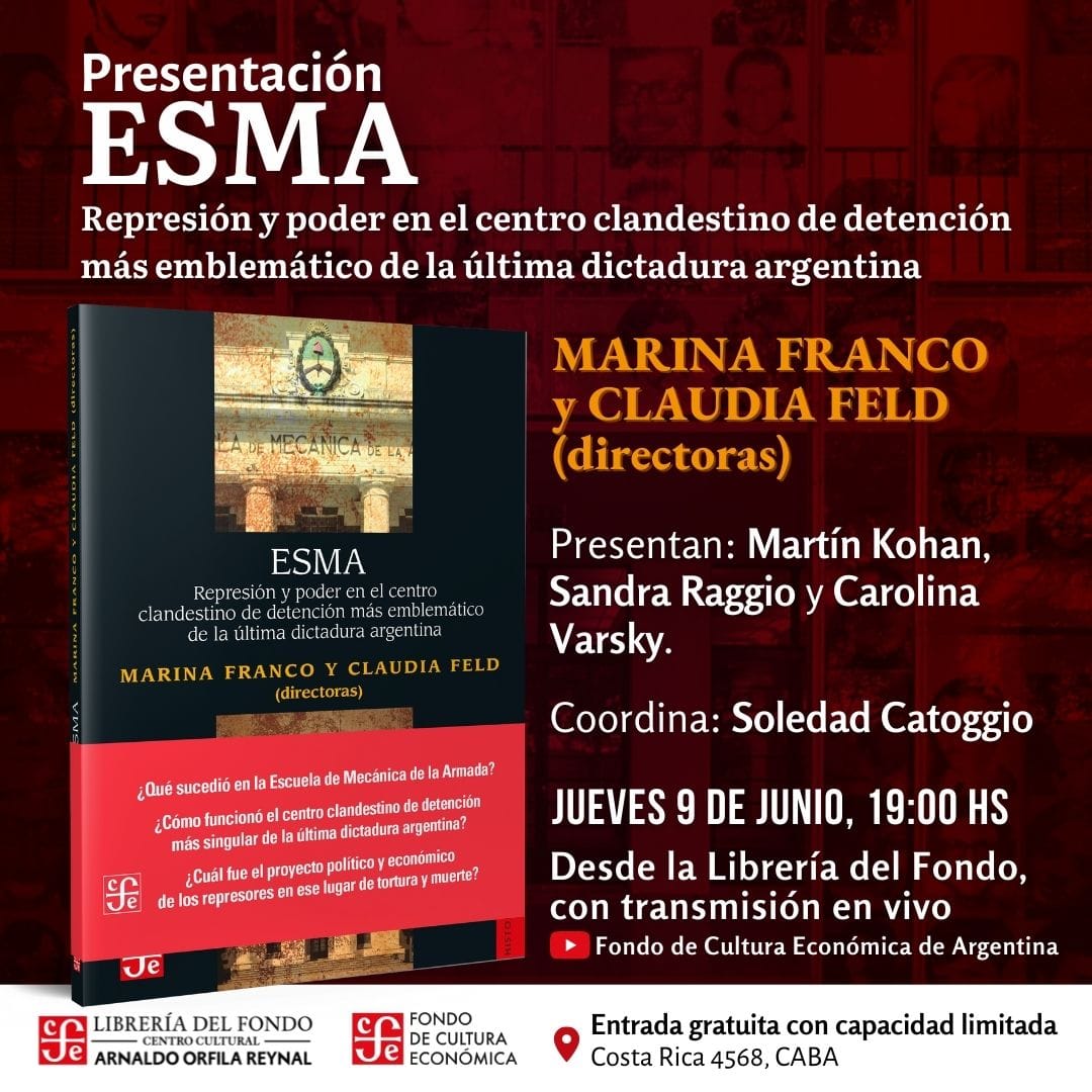 Para agendar, 9 de junio a las 19!
@MarinaF21080638 
@horadado 
#Esma
#PresentacionLibro