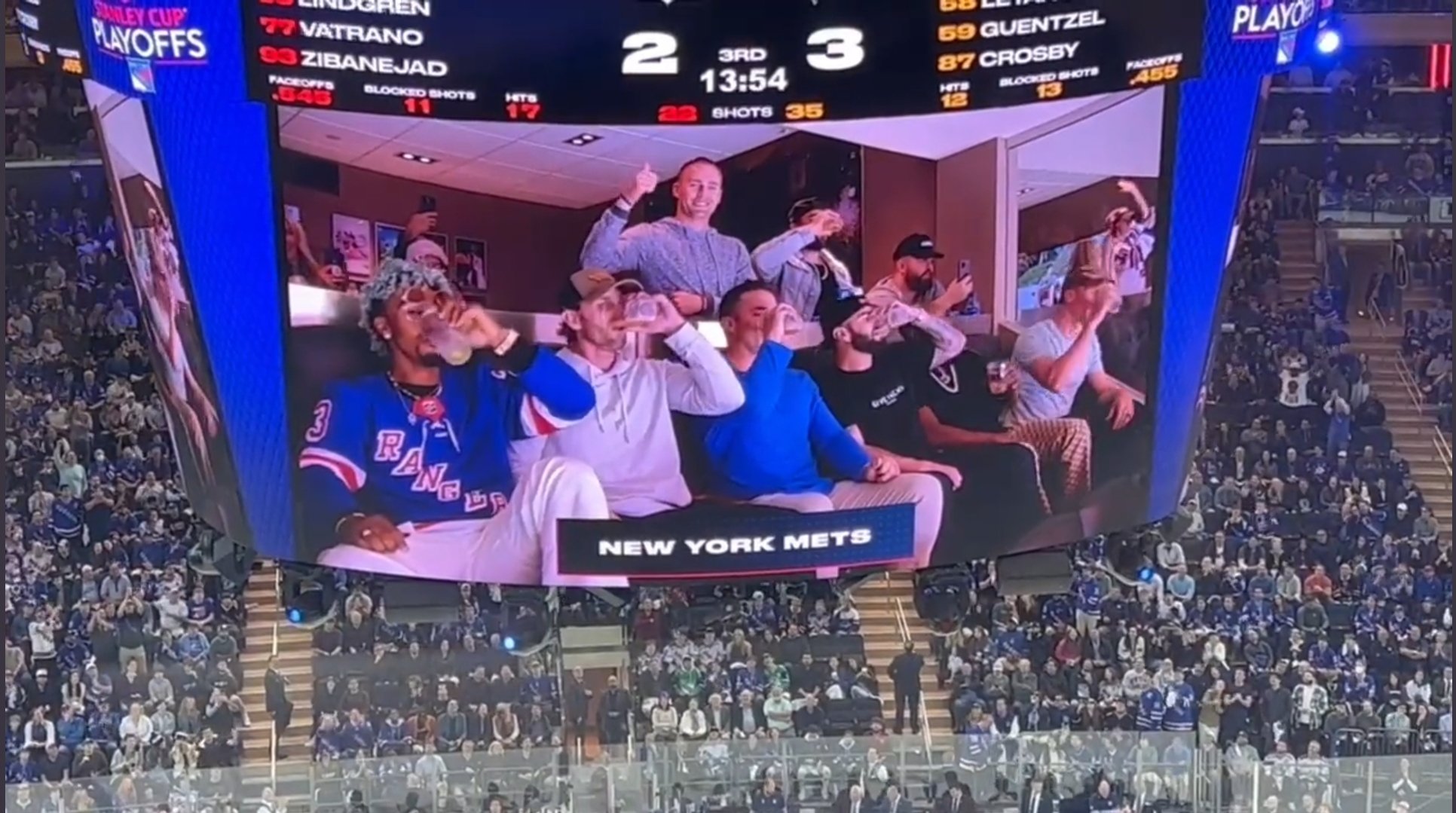 Mark Gooden on Twitter "All the Mets pounding their drinks at the