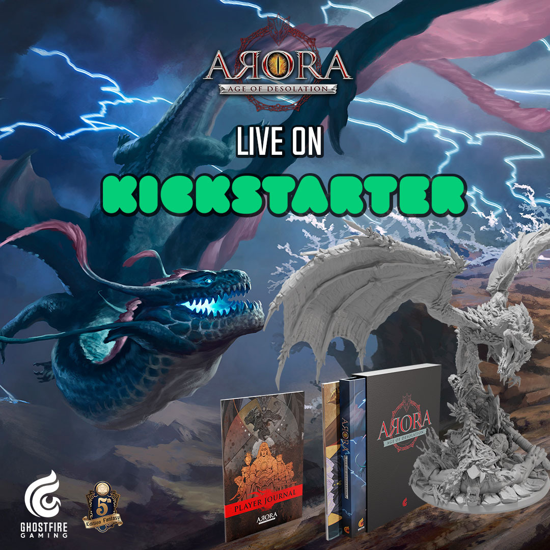 Ghostfire Gaming on Twitter "ARORA Age of Desolation is officially LIVE ON KICKSTARTER! We are