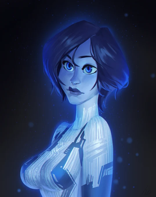 Cortana done for a giveaway on stream! 