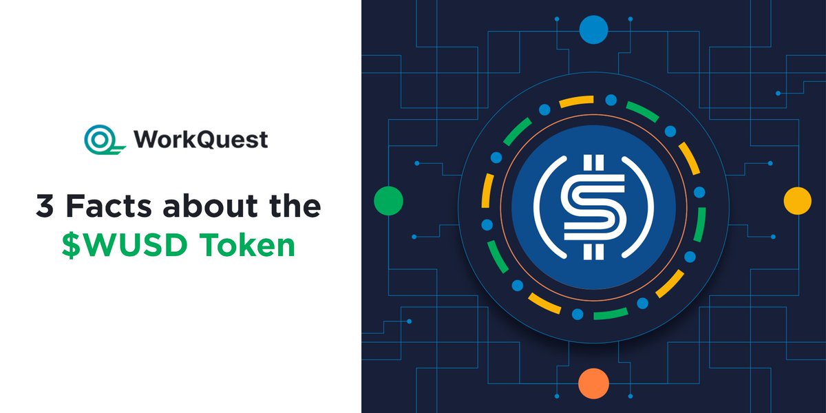 workquest_co's tweet photo. There are three main facts about the $WUSD token that make it highly efficient and secure.
What are these 3 facts?🤔 Find it out here: https://t.co/fosz9Kwas0😉
#WorkQuest $WQT #WorkNet #WorkQuestApp #tokens #stablecoin #digitalasssets #blockchain #crypto #cryptoassets https://t.co/NVplGD2mzV