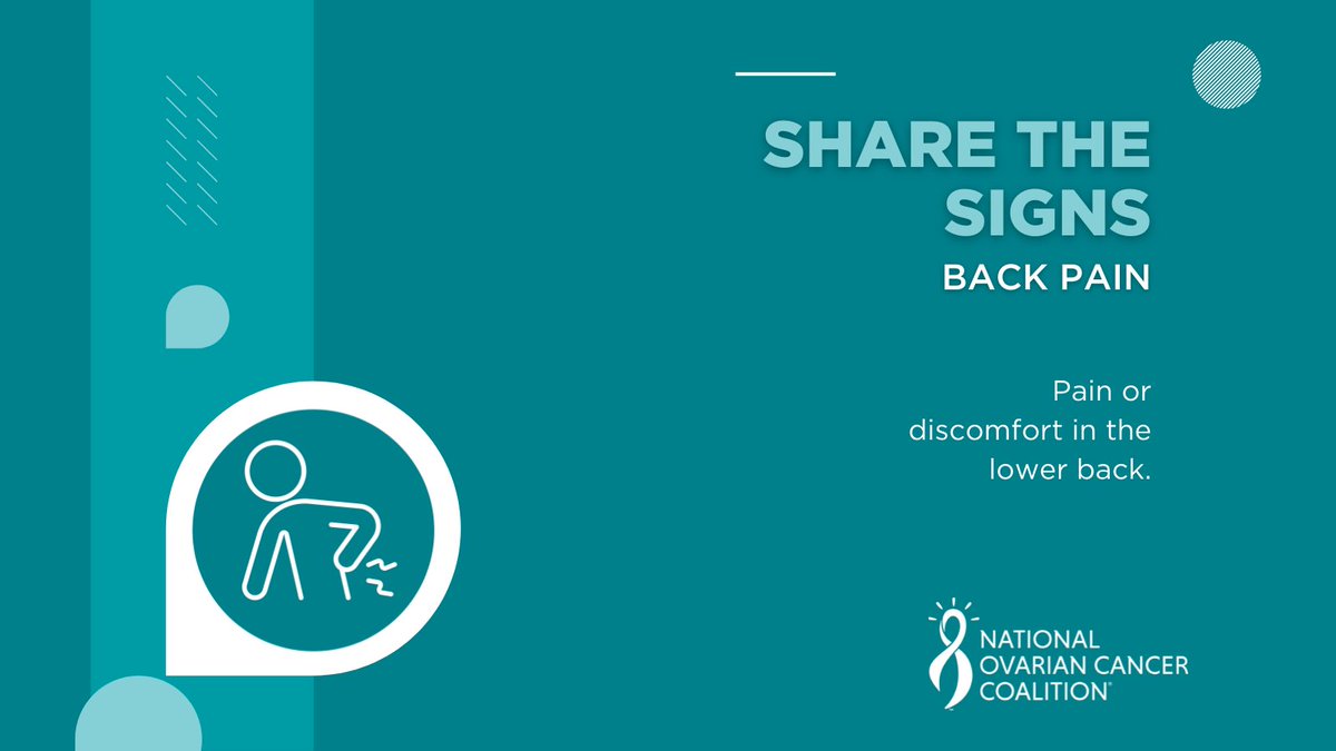 NOCCNational's tweet photo. Pain is never easy to talk about, but it is important to note when it comes to #ovariancancer. #ShareTheSigns today with someone you love so that no one is left behind in advocating for their health. #KnowOvarian https://t.co/8Zr40fc6kl