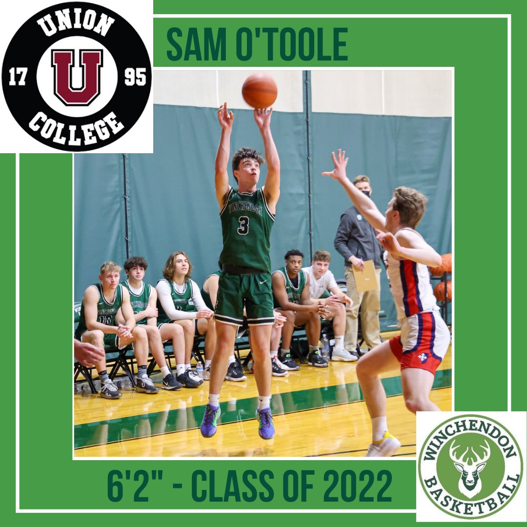 Winchendon Hoops (@winchhoops) on Twitter photo 2022 was another successful year for the Winchendon Basketball Program! This week we will be announcing the commitments from our program.
First up <a href="/SamOToole3/">Sam O'Toole</a> will be furthering his basketball career at <a href="/UnionMBB/">Union College Men's Basketball</a> 2022 was another successful year for the Winchendon Basketball Program! This week we will be announcing the commitments from our program.
First up <a href="/SamOToole3/">Sam O'Toole</a> will be furthering his basketball career at <a href="/UnionMBB/">Union College Men's Basketball</a>