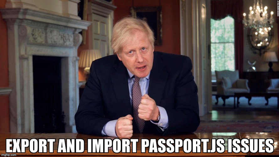 overflow_meme's tweet image. Export and Import Passport.JS Issues stackoverflow.com/questions/7221… #reactjs #nodejs #webdevelopmentserver #javascript #passportjs