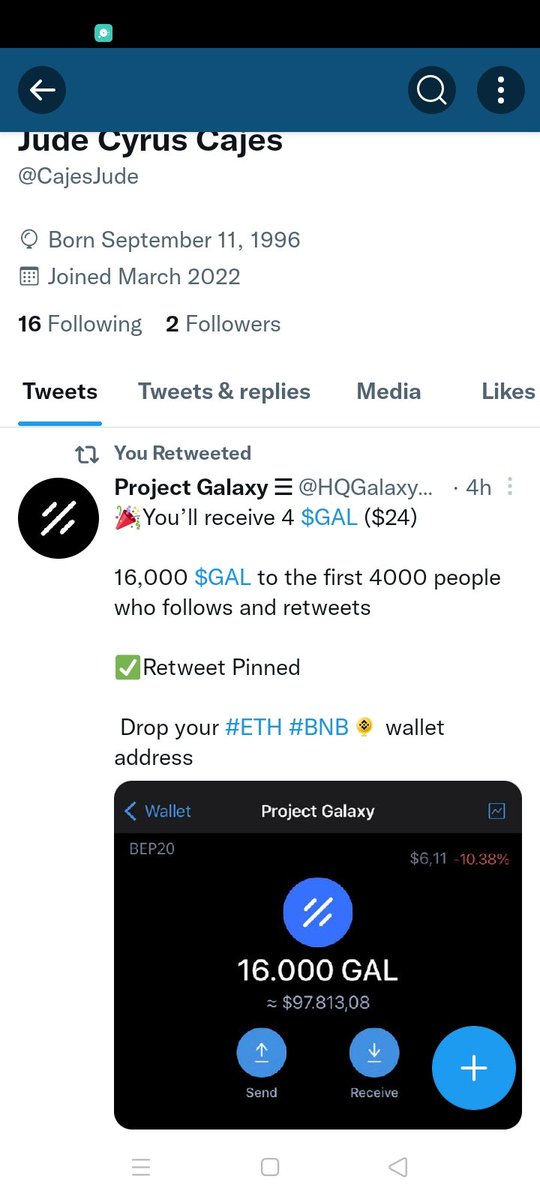 JudeCyrus_'s tweet photo. @HQGalaxyProject ETH address:

0x4e8643da859632fcaa31a20b46def0fe781ea114 https://t.co/ABNOkZLA0T