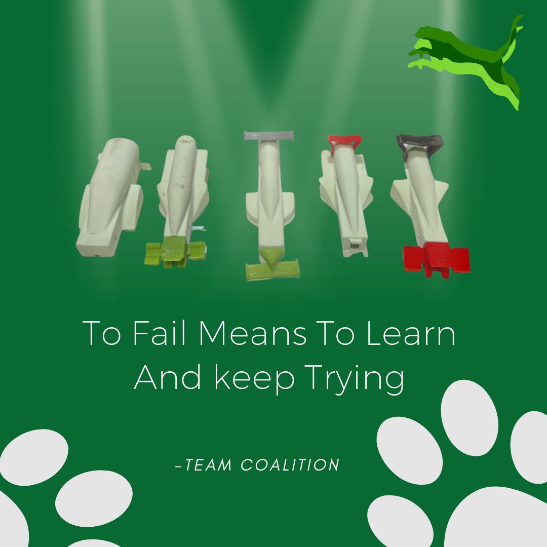 SAcoalitionteam's tweet photo. #Team Coalition #F1 #f1inschools 
Failure may be the beginning of success✨ https://t.co/EXiSEHIQ9A