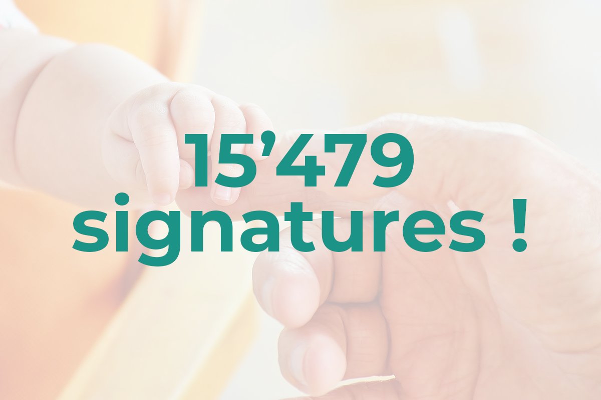 15'479 signatures ont été récoltées pour notre initiative 🥳
Si 12'000 d'entre elles sont validées par les autorités, le peuple vaudois pourra se prononcer pour une politique familiale plus égalitaire et progressiste. Merci à toutes et tous pour votre précieux soutien 🥰
