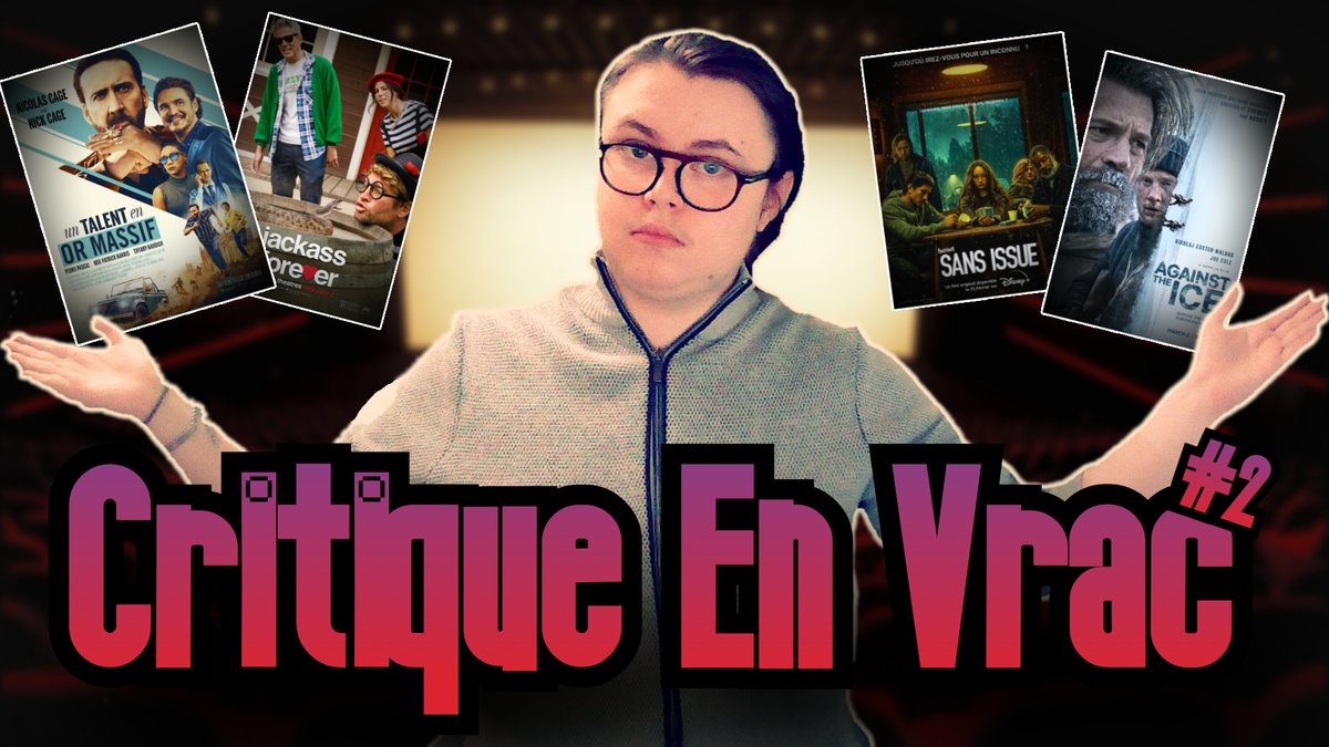 AquaTwitpro's tweet photo. ➡️Critique en vrac épisode 2, le programme : #UnTalentEnOrMassif, #jackassforever, #SansIssue, #PerdusDansLarticque. Seulement 4 longs-métrages cette fois, mais 4 films que j'ai beaucoup aimé. 

⭐️N'hésitez pas à RT ou Follow pour aider !

➡️https://t.co/1IwIHWRAV1 https://t.co/ZCX7kX61ak