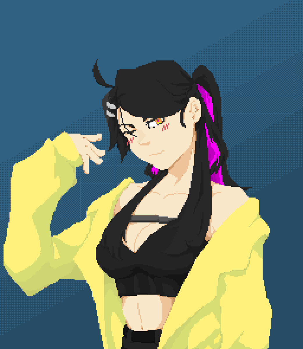 creature_of_god's tweet photo. Commission work for @valradoxia 
Thank you very much!!

#ValGogh #pixelart https://t.co/oh8QNlKN7L