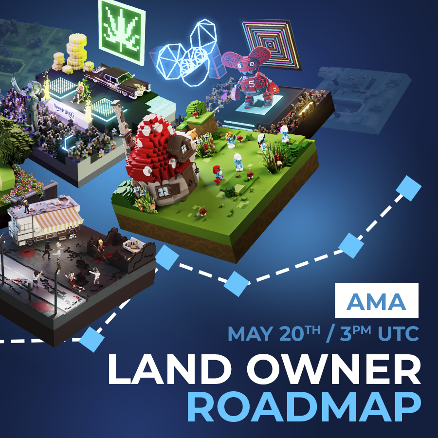 We continue to bring value to our LAND Owners. 🔹ROADMAP 2022 for LAND Owner 🔹SAND Airdrop to all