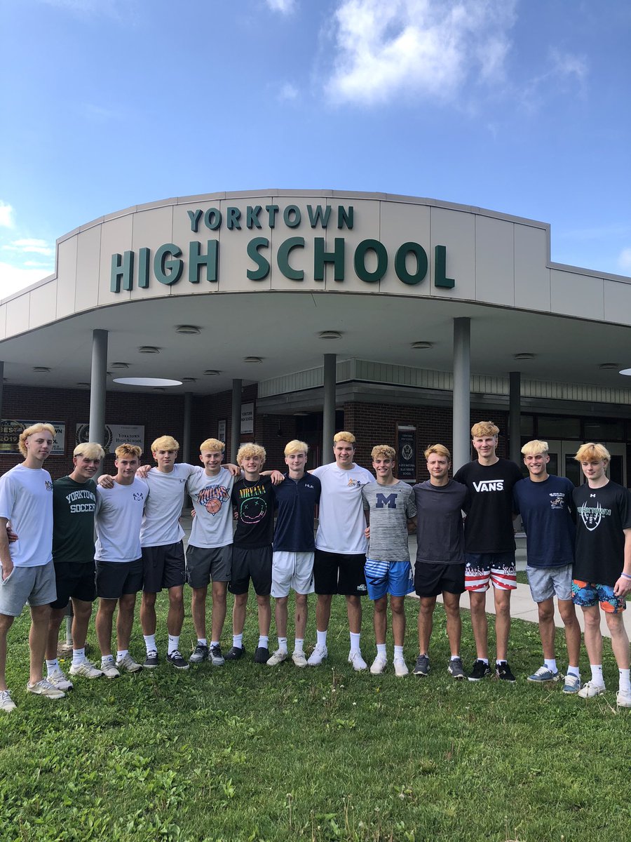 YHSDeGennaro's tweet photo. When the hair color and style changes....you know it’s the PLAYOFFS! Best of luck to @Yorktownlax in the upcoming Section One Tourney. 🌽🏆 #YorktownCSD @YCSD_Athletics @YtownSportsMed @THE__CROP @LoHudLacrosse @DirectRays @KDJmedia1 https://t.co/otWFyuIFgm