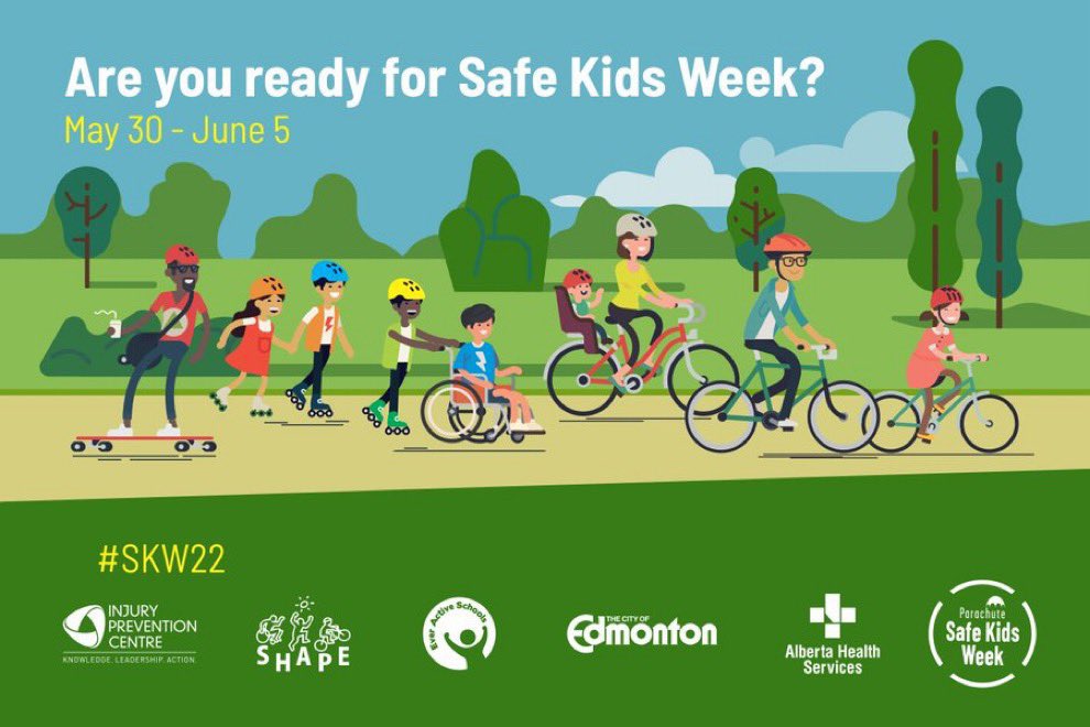 Wheel Week is just two weeks away! Remember to register @shapeab.com               As part of this years WW June 1 is ABCDay (Anything But a Car Day)! Leave the car at home and bike, 'blade, scoot, skate, or walk to school, work, or play.
#SKW22 #WalkBikeAndWheelAB #WheelWeek