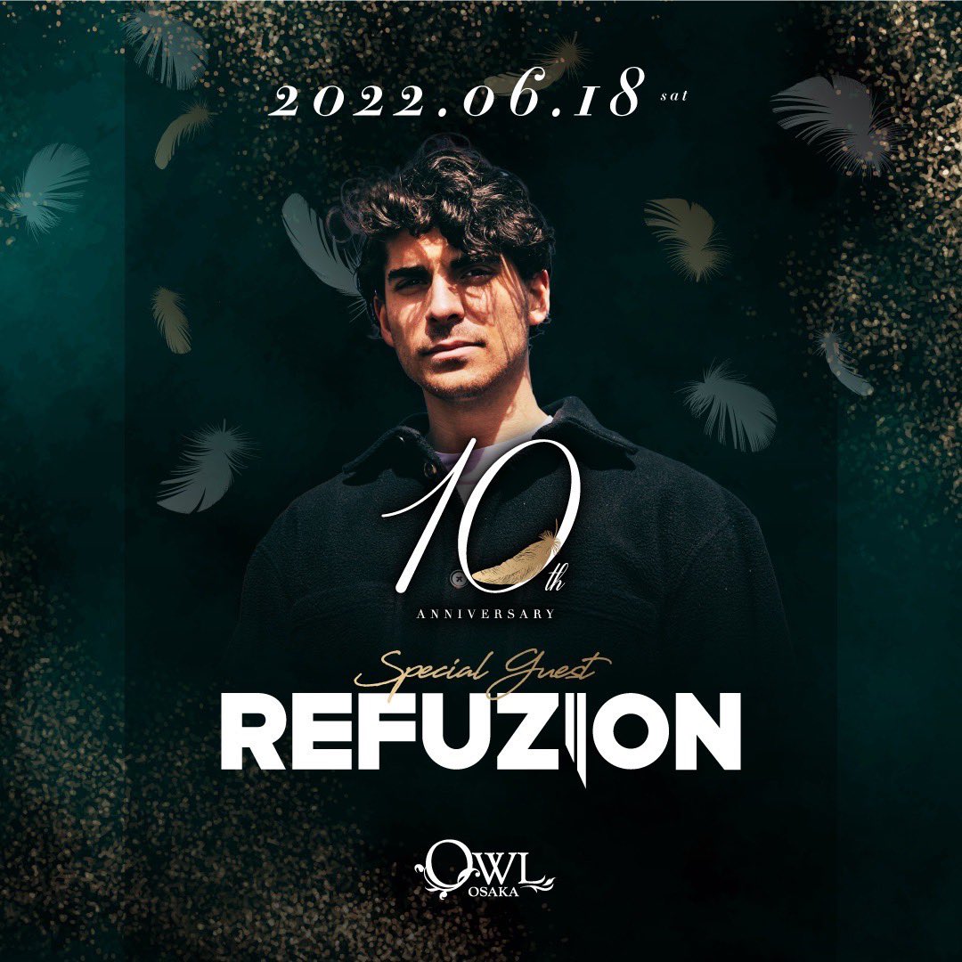 clubOWL's tweet photo. 🔥第1弾ゲスト発表🔥
DAY2 6/18(SAT)
SP GUEST：Refuzion( @Refuzion  ) https://t.co/rn0MvbdQ0J