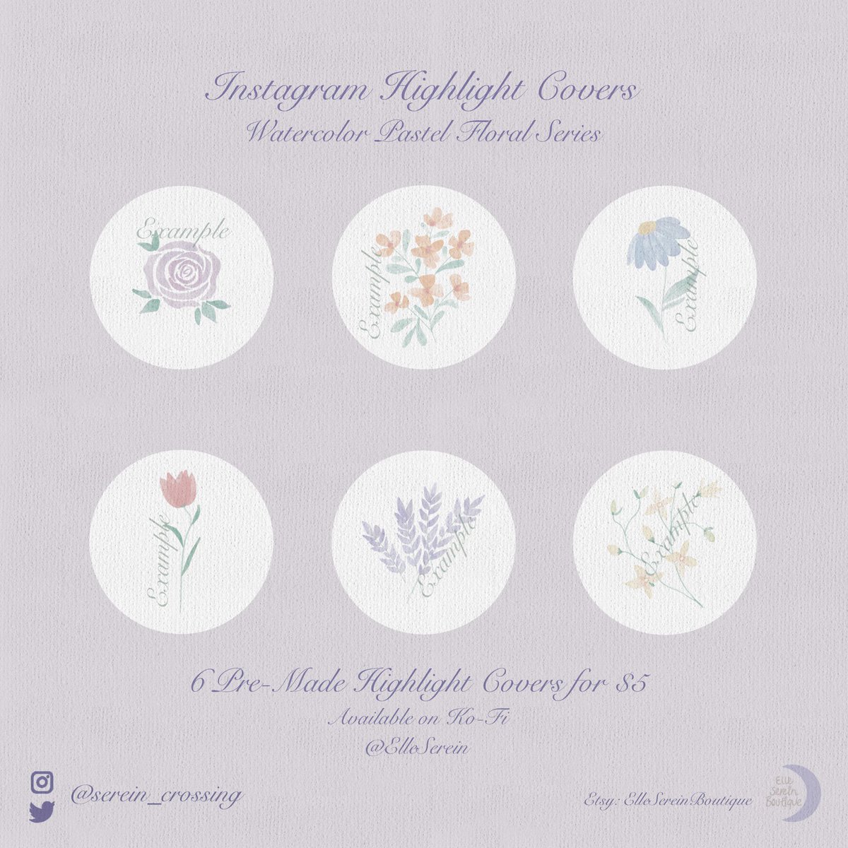 ellecottage's tweet photo. Instagram Highlight Covers Now Available on my Ko-fi πΈπ€
#digitalart #watercolors #highlightcovers #commissions
Link to Pre-made Watercolor Pastel Floral Series
https://t.co/x5cvuaSZIQ
Link to Commissions
https://t.co/PbWcXrce8G https://t.co/izutqfBZaY
