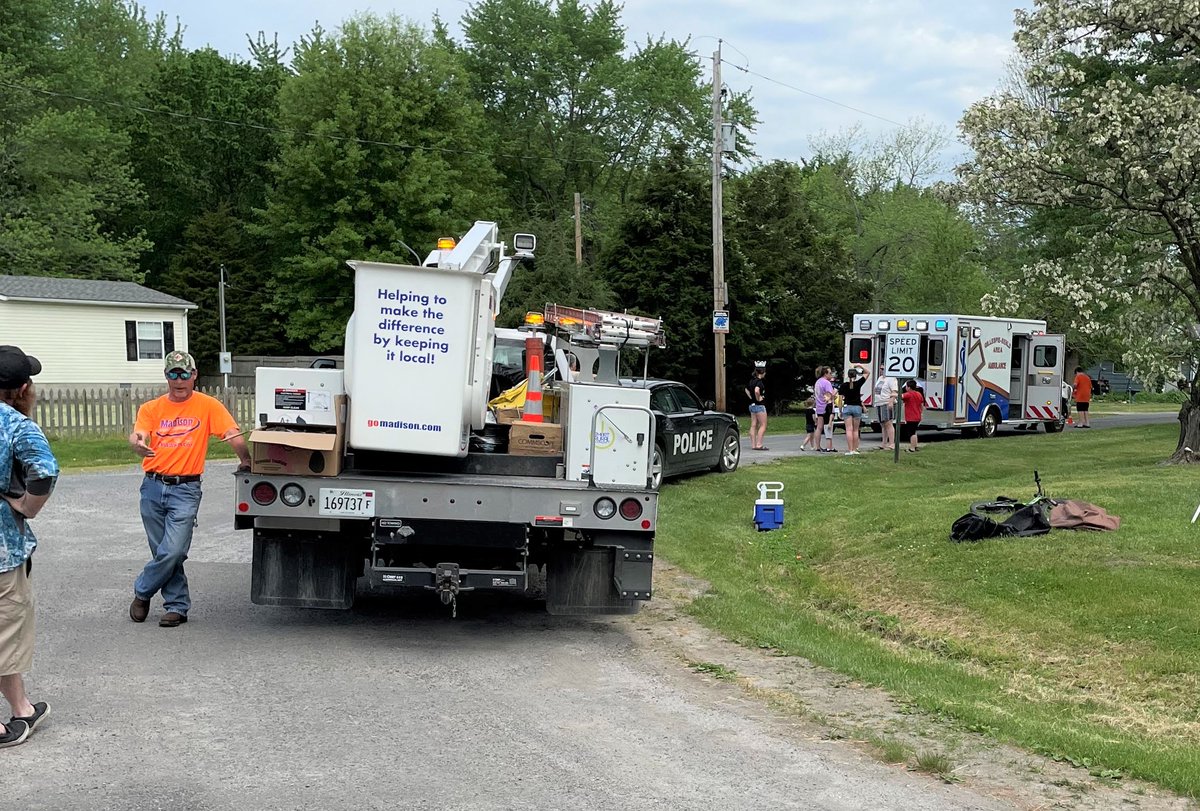 gomadison's tweet photo. The Madison team had a fun weekend handing out kids hard hats and informational bags at the Wilsonville Touch A Truck Event! #localisbetter #gomadison https://t.co/wGQcVUT7pq