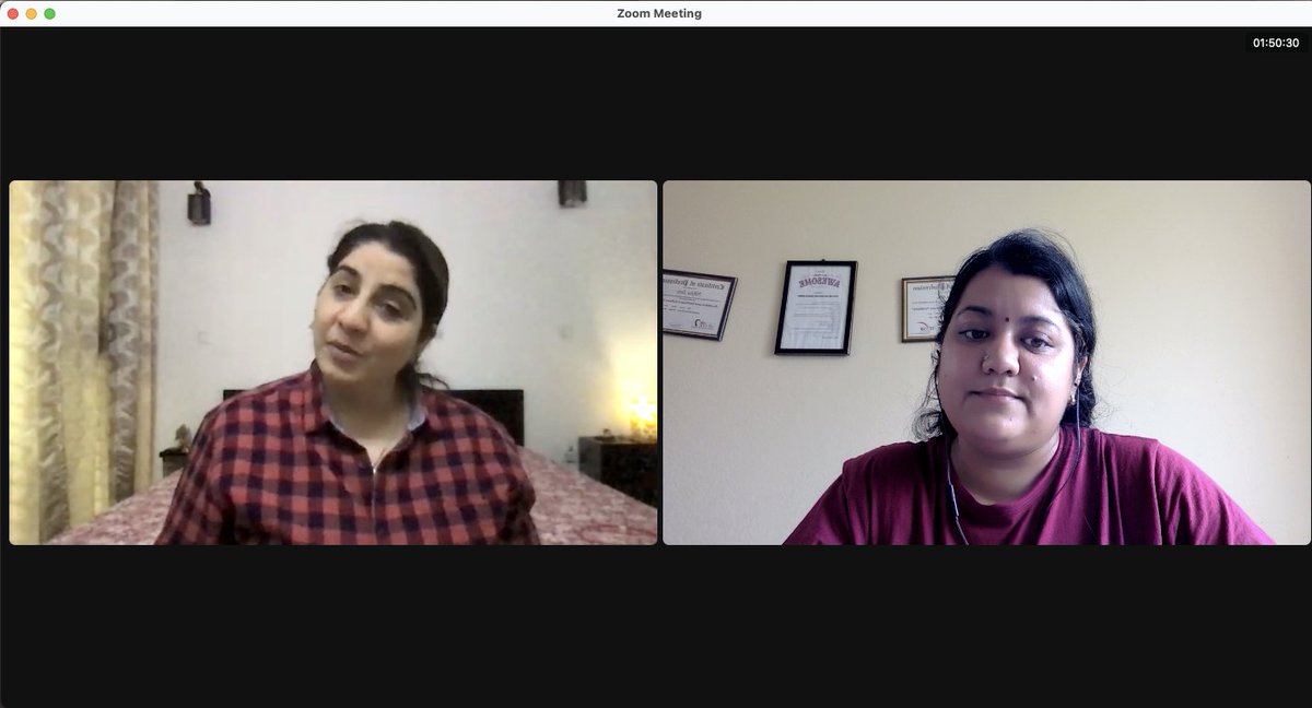 Nikita_JN's tweet image. Morning session with our Life coach @LifeCoach_Mridu today at @axelerant related to &quot;Transforming your critical dialogues&quot;. Thank you for the lovely session and new learnings Mridula 🙏 🧘 🙇 
#LifeAtAxelerant #PerformanceCoachingForAll #TeamAxelerant
