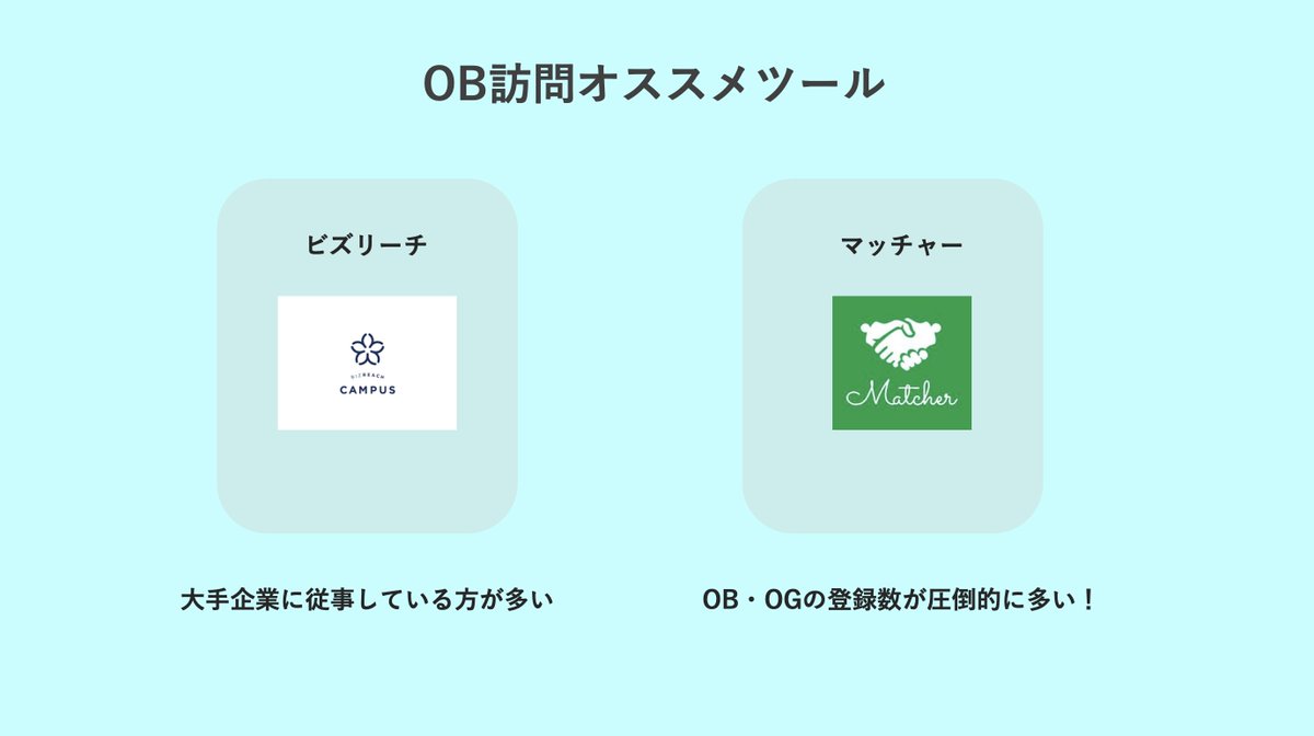 Knowiz_Career's tweet photo. 【OB訪問について】
🔥大学生の特権🔥

OB訪問をすることによって
①企業のぶっちゃけ話が聞ける
②価値観、世界観が広がる
③ロールモデルにできる人を見つけられる可能性がある

などなどメリットはたくさんあります！
うまく活用して良い就活を送ろう！
#24卒 #25卒 #knowiz #OB訪問 https://t.co/n8X6m5WHXs