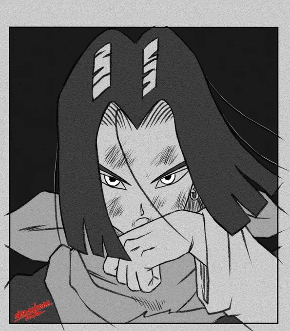 #人造人間
【17号】

#目力ボロボロシリーズ
第13弾 

https://t.co/q0fUpQ2ZAl

#ドラゴンボール #ドラゴンボールイラスト 
#dragonball #dragonballart #人造人間17号 #17号  #神速の鷹 