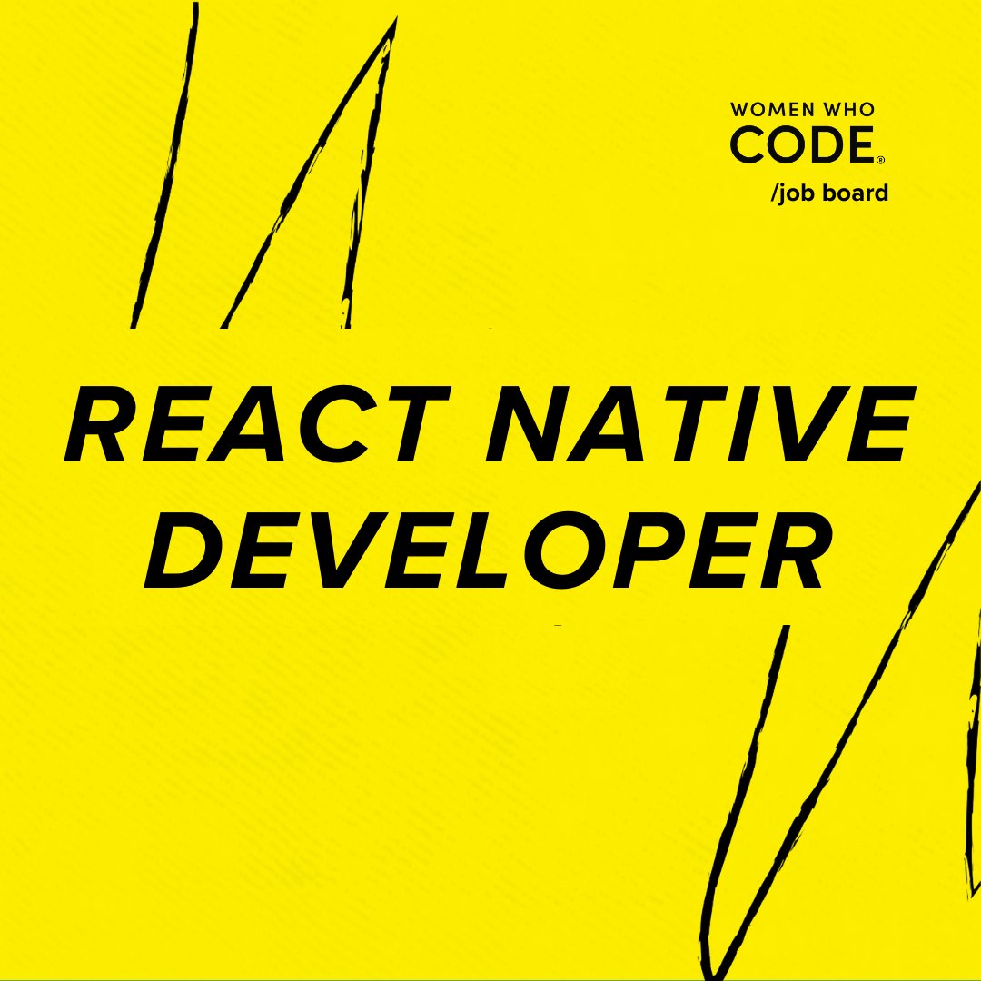 💼  Check out this #remote #TechJob: React Native Developer at <a href="/OshiHealth/">Oshi Health</a>.

Apply now → womenwhocode.com/jobs/13157

#reactnative #healthcare #remotejobs