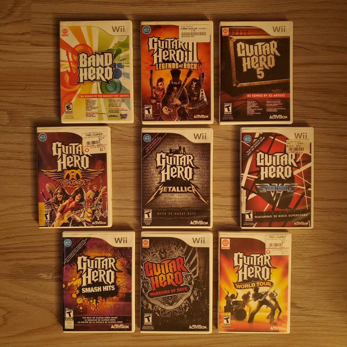 MouraBros's tweet photo. Day 16
Rhythm Games - Part III
Guitar Hero is probably the "champion" of this genre, but it all comes down to what tracks you want to play.
#motioncontrolmay #nintendo #nintendowii #wii #guitarhero #aerosmith #metallica #vanhalen #ghworldtour #warriorsofrock #smashhits #bandhero https://t.co/imCBtTNeQb