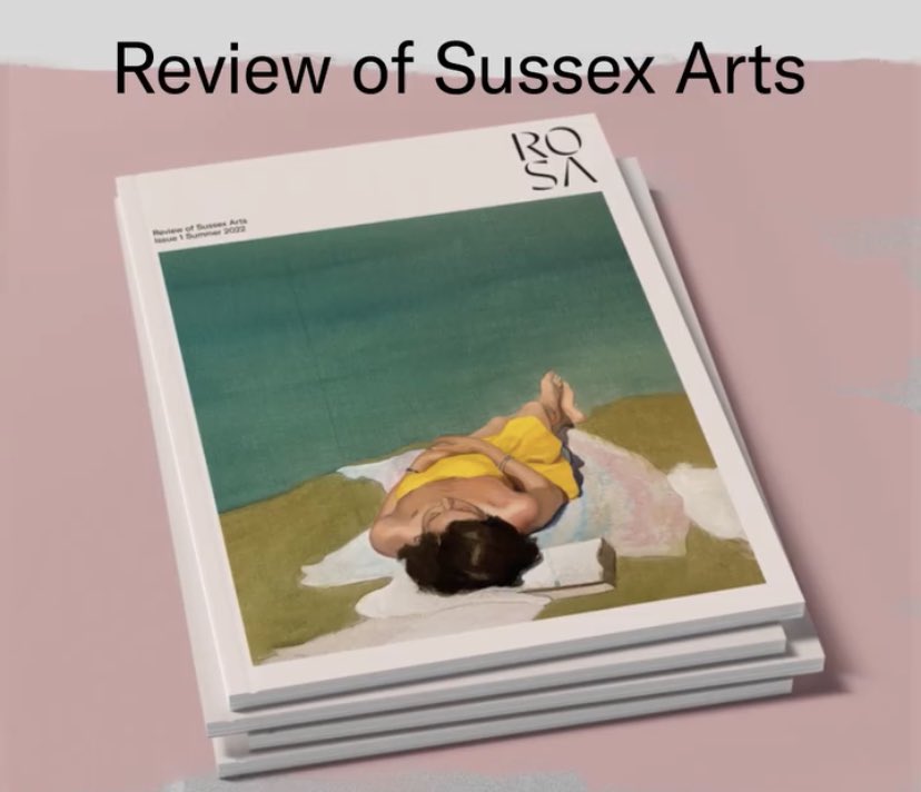 The first issue of ROSA Magazine (Review of Sussex Arts) with one of my paintings on the cover and an article and interview inside. Order a copy here: rosamagazine.co.uk/subscribe/?fbc…