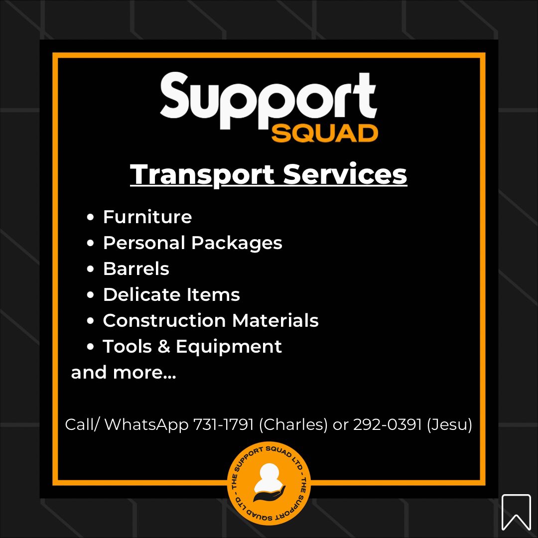 SupportSquadTT's tweet photo. We can handle any type and size of cargo, here are some examples ⬇️

Bookmark this post for when you need us 🙂 https://t.co/unv8U7RK27
