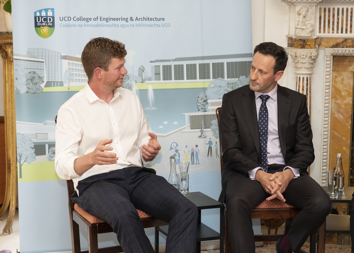 UCDALUMNI's tweet photo. HE @PJohnstonFCDO welcomed UCD Foundation and guests to Glencairn House for an event focused on #NextGenerationConstruction 🛠️👷
The panel discussion included @OrlaFeely, @AoifeAhern1, @AEHendersonBAM, @smithiesgeorge and @rkdarchitects represented by UCD alumnus, David Browne. https://t.co/aPkqhJmdbr