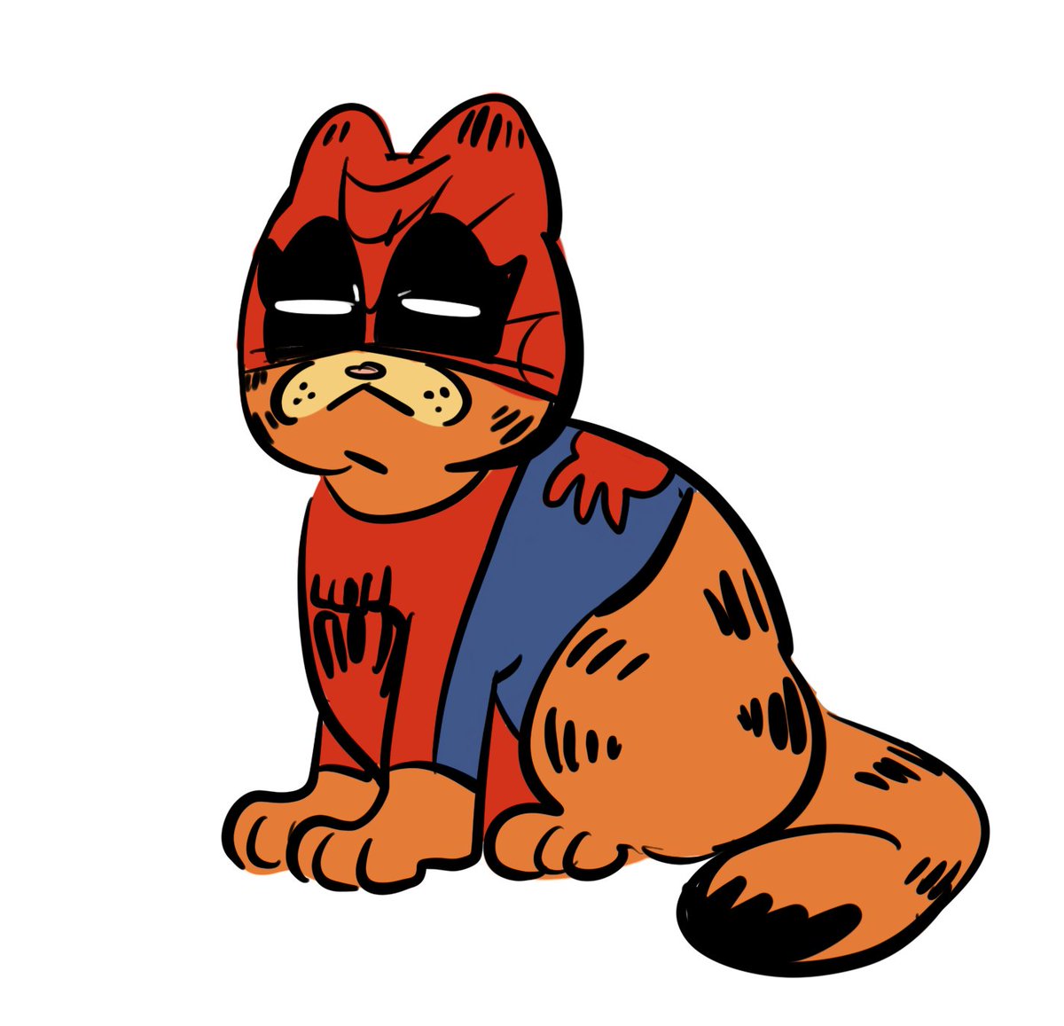 RT @scisarhan: going through old files and found... garfield spider-man https://t.co/IneTm5zoKZ