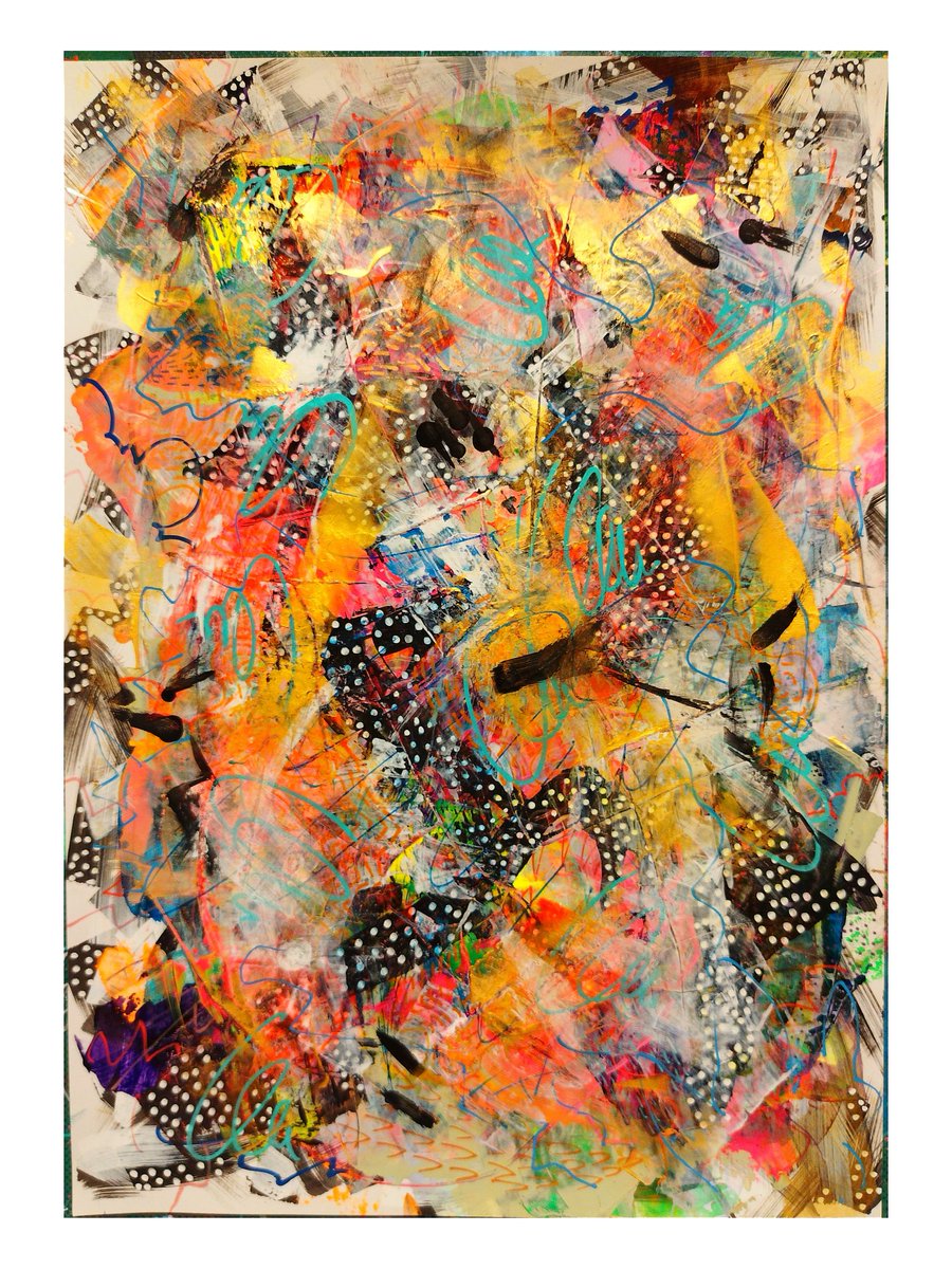 obktc's tweet photo. 2022.05.16
"dinner"
acrylic ink + POSCA pen on paper
A4
#obktc
#abstractpainting
#dub
#contemporarypainting
#colorful
https://t.co/SRd5DC7NFK https://t.co/vRge1aaeb5
