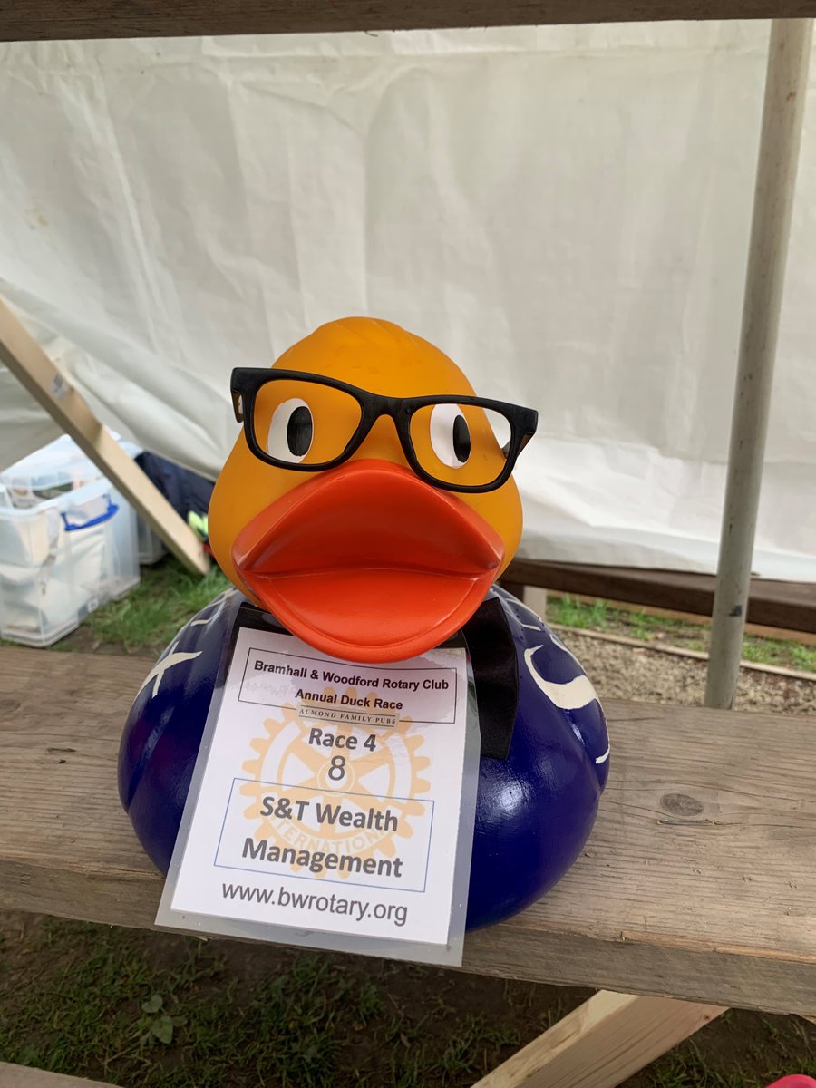 sandtwealth's tweet photo. Bramhall Duck Race 2022

S&amp;T and Alan the Duck had a fantastic time yesterday at Bramhall Duck Race!!

We unfortunately didn't win this time and Alan had a slight fall near the end, but the S&amp;T Team are already gearing up for next years race.

#bramhall #charity #WealthManagement https://t.co/33XqdePAZq