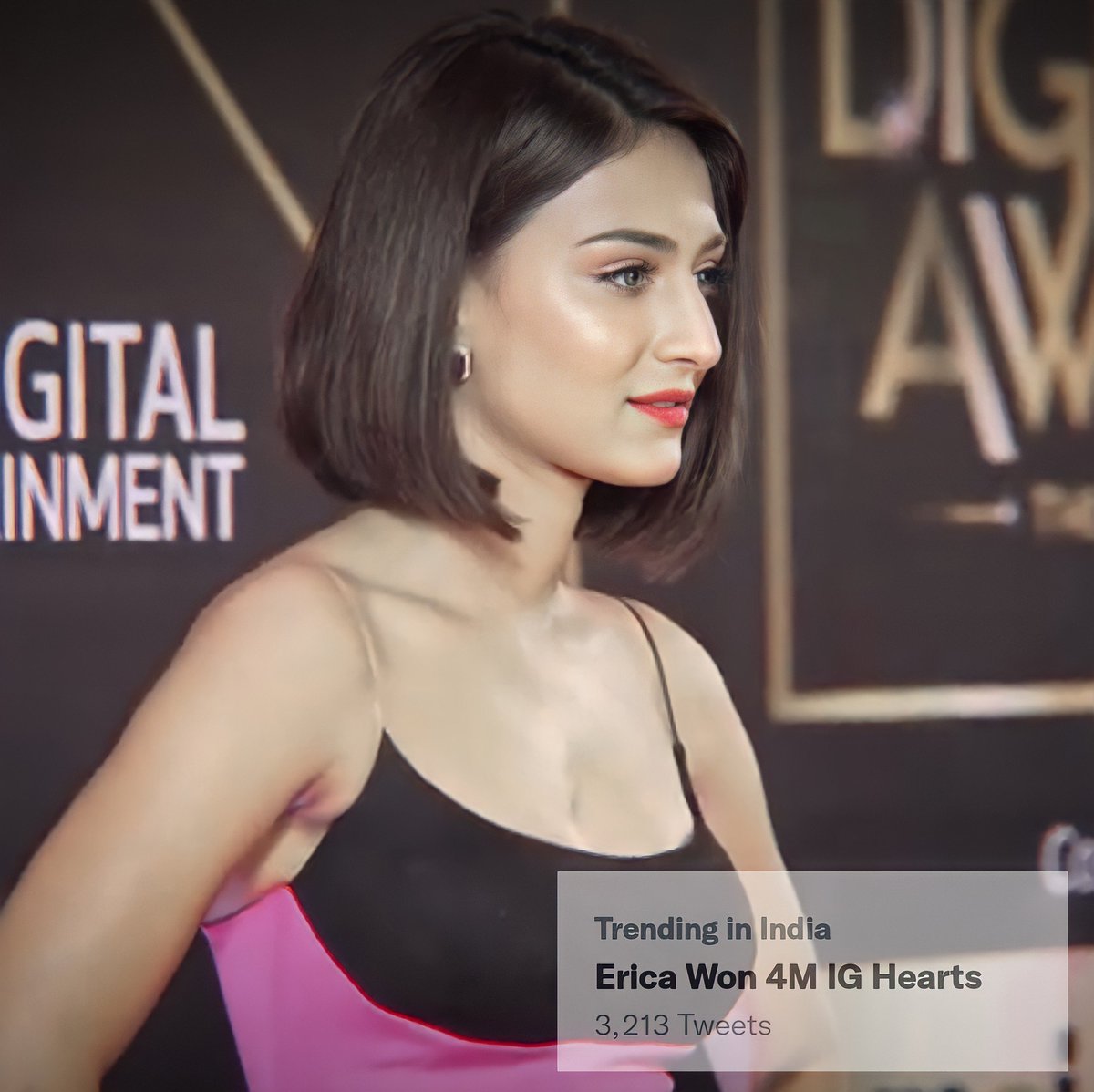 Erica_Is_Love's tweet photo. Erica Won 4M IG Hearts 💞 is trending in INDIA with 3K+ Tweets.

#EricaFernandes https://t.co/VKJseGos9G