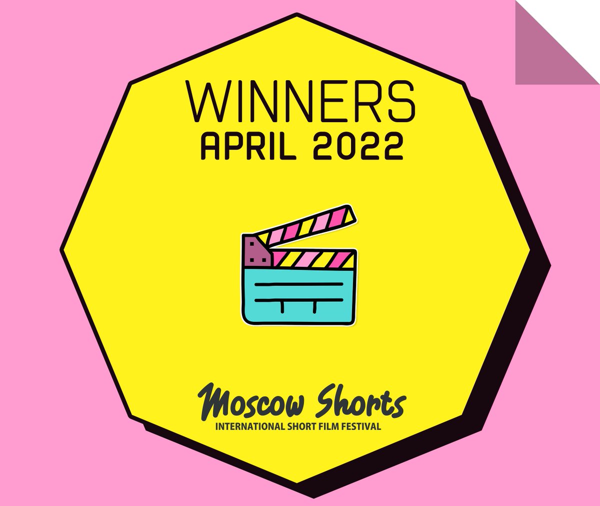MoscowShortsFF's tweet photo. 👏 Congratulations to the winners of the Moscow Shorts April 2022 Edition. There were many great entries and it was hard for us to make a decision. We are delighted to announce however, that the 10 winners of our categories are listed here: https://t.co/nyBiPU440m https://t.co/7bfu2deKme