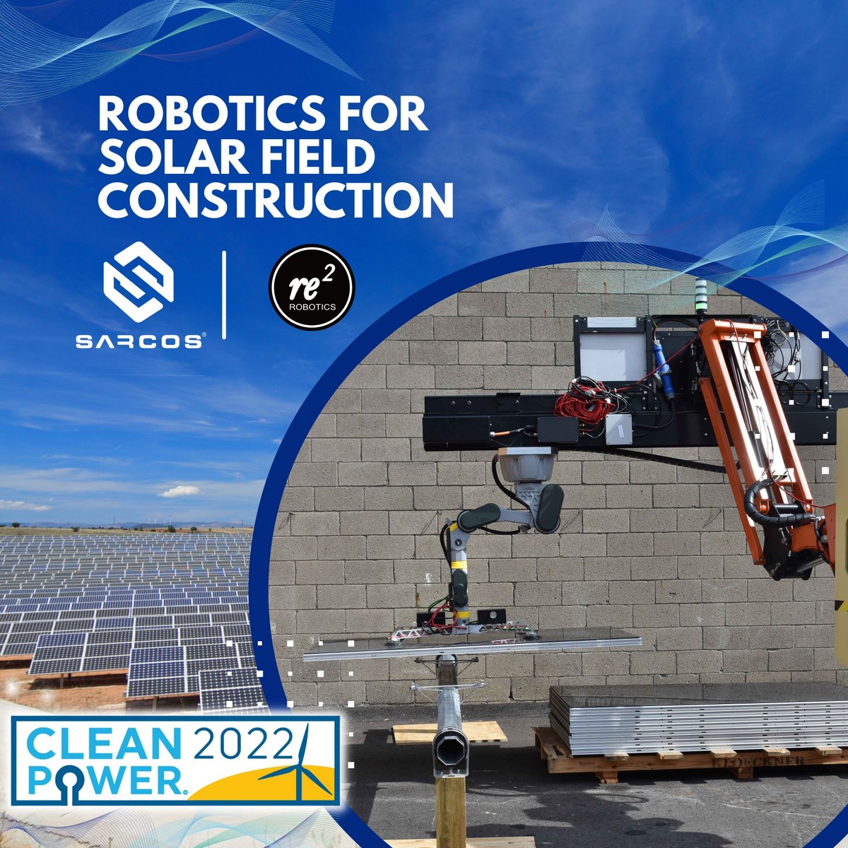 re2robotics's tweet image. #CleanPower2022 begins today! Schedule a meeting with Director of Commercial Business Dev. Travis Schneider &amp;amp; Business Dev. Manager Dakotah Quintiliani to discuss how robotics can benefit the clean energy industry. 
buff.ly/3FMWEdi
#robotics #sarcos #re2robotics #solaren