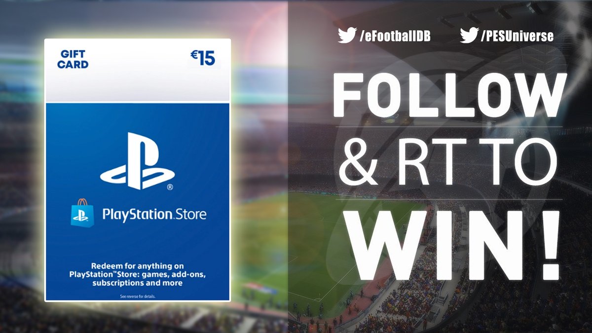Giveaway Time for all you #eFootball2022 fans!

1 x PSN Code €15/£15/$15 (Any Region)

To enter, simply;

Follow <a href="/eFootballDB/">eFootballDB</a>  
Follow <a href="/PesUniverse/">eFootball Universe</a> 

♻️ RT
❤️ Like