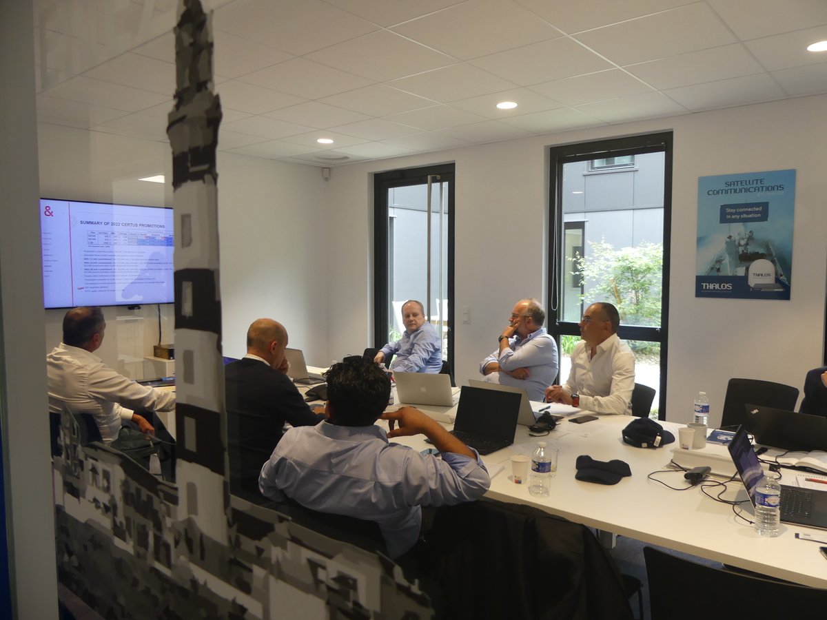 e3systems's tweet photo. A very productive meeting of @grupoarbulu companies in Brittany France last week. We met with colleagues from @nautical_es, @aagehempel, #Thalos & #Navteam. Our family of companies are experts in #satellitecommunications for the global #maritimeindustry.
#wearegrupoarbu https://t.co/2tFNgoSK8a