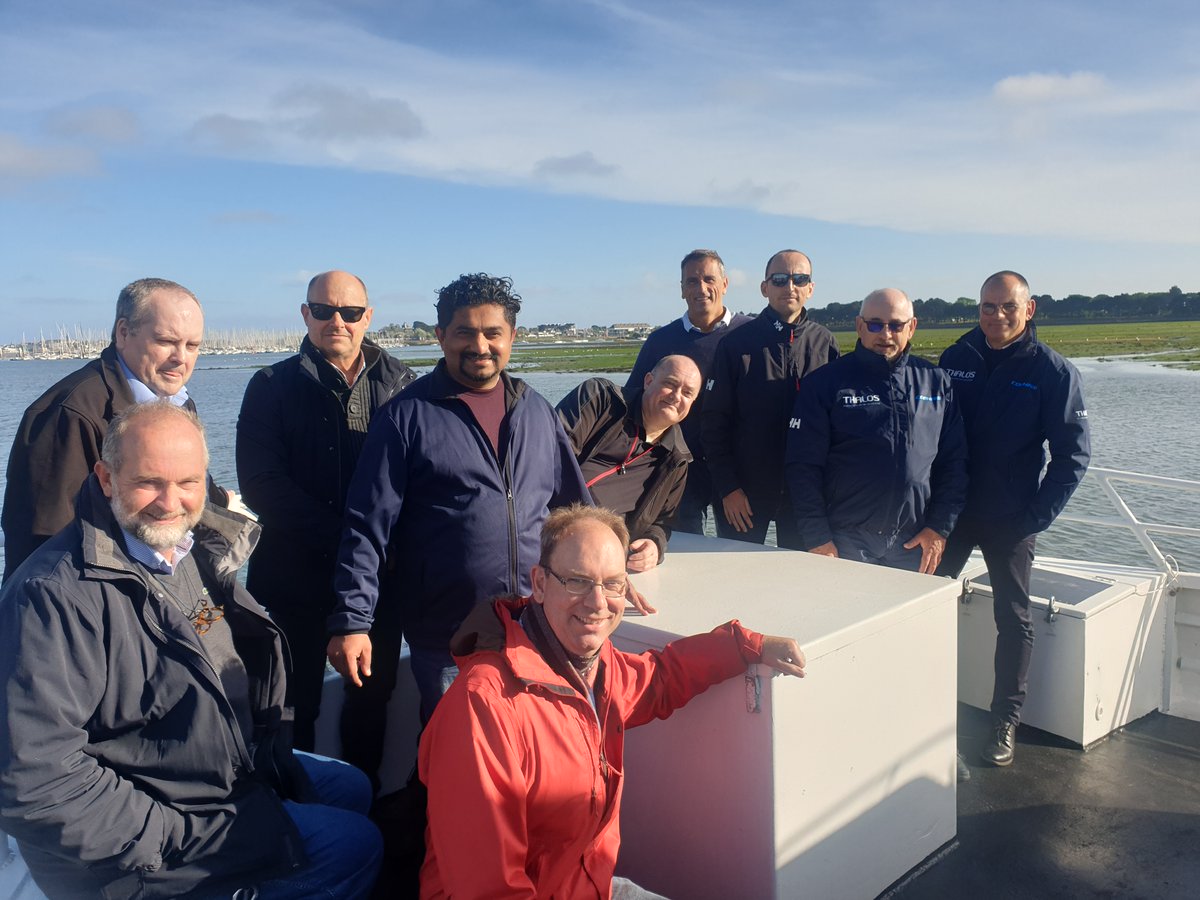 e3systems's tweet photo. A very productive meeting of @grupoarbulu companies in Brittany France last week. We met with colleagues from @nautical_es, @aagehempel, #Thalos & #Navteam. Our family of companies are experts in #satellitecommunications for the global #maritimeindustry.
#wearegrupoarbu https://t.co/2tFNgoSK8a