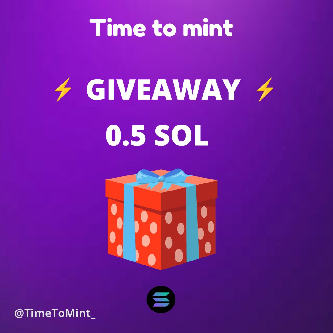 Time To Mint - Daily Giveaway tweet media