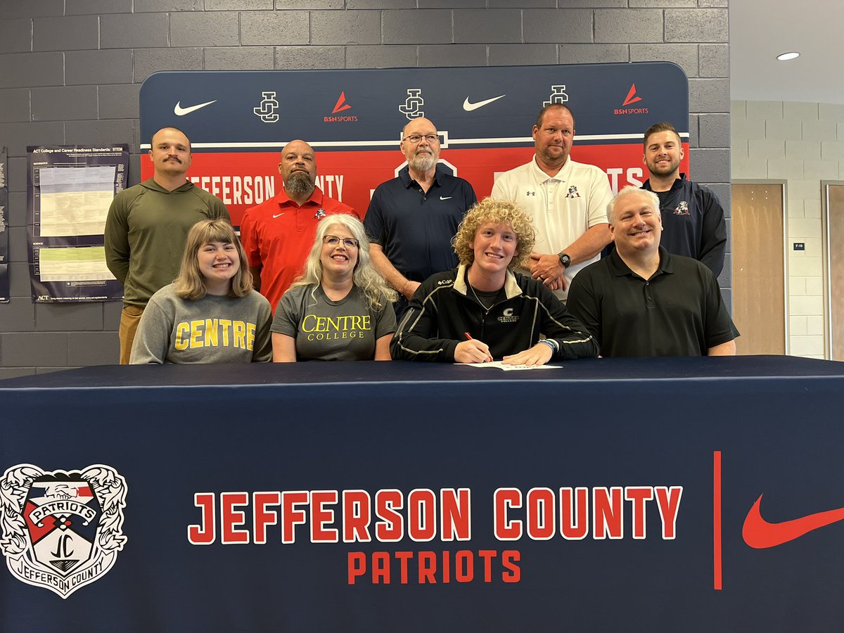 Congratulations to <a href="/JeffCountyFB/">Jeff County Football</a>’s <a href="/LexBreeden/">Lex Breeden</a> on signing to continue his football career and academics with <a href="/CentreFootball/">Centre College Football</a>.