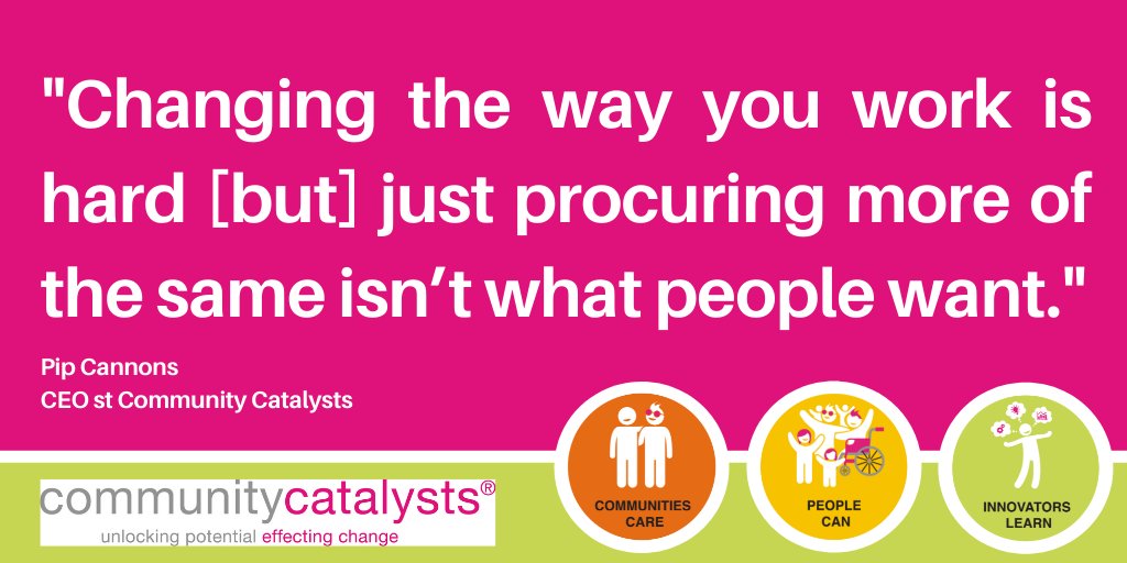 CommCats's tweet image. Have you read "“Commissioning” for a Better Future. A Starter for Ten" from @MartinRoutledg1 @SCIE_socialcare @socfuture @SharedLivesPlus @TLAP1 yet? We recommend a read...Here's our 
@PipCannons take on it: communitycatalysts.co.uk/2022/05/16/a-g…

#AssetBased #Commissioning #SocialCareFuture