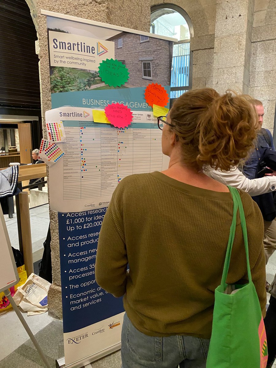WeAreSmartline's tweet photo. Community discussions continue at #HomesforCornwall with @AllisterYoung Chief Exec @CoastlineHouse discussing affordable housing and @WeAreSmartline connecting the dots through #business engagement. https://t.co/fu0mkPMVEH