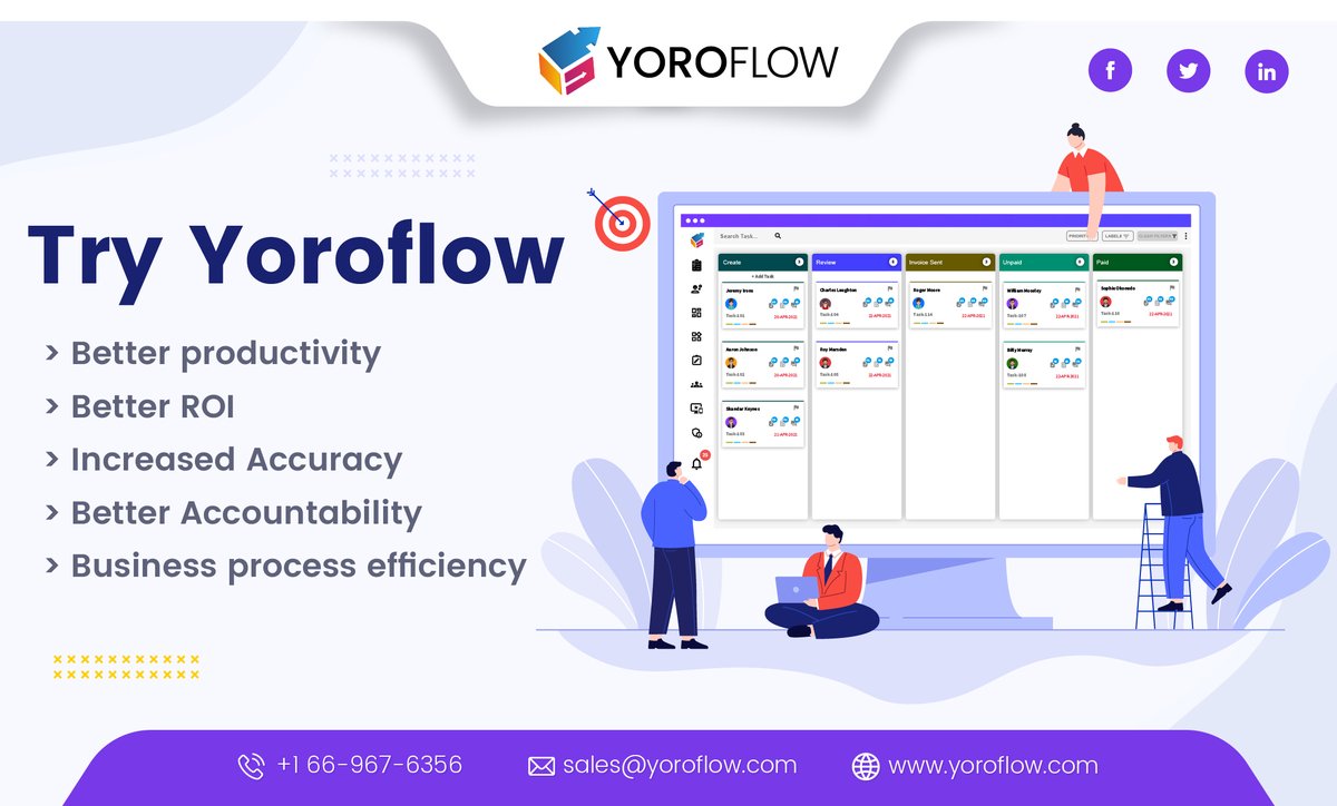 yoroflow's tweet image. #Workflowautomationsoftware helps you achieve more with less time.
With most of the complicated tasks being automated, you and your staff get more chances to look into the core business objectives.
Try #Yoroflow: marketing.yoroflow.com/en/board/signup
#TaskManagement #businessprocesses