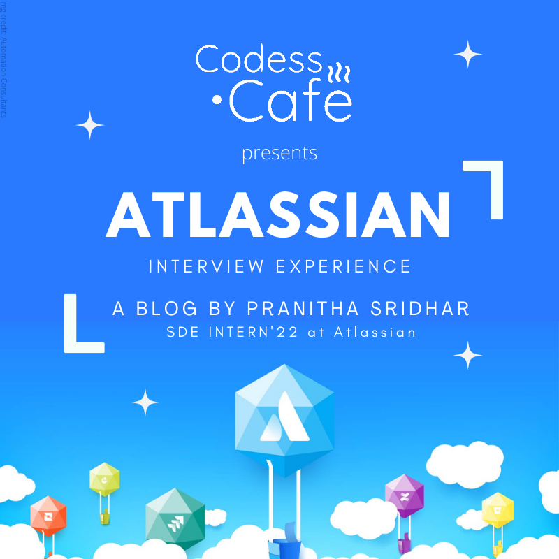 📢 Attention people!! <a href="/Codess/">Cody Barton</a>.Cafe just posted a new blog.

Through the weekly blog, <a href="/Pranitha__Sri/">Pranitha Sridhar</a> will be sharing her interview experience with Atlassian in detail 🤩. Happy reading : )

Article Link: medium.com/codess-cafe/ho…

Editor-in-chief: <a href="/vidhiutters/">VIDHI BHATT</a>