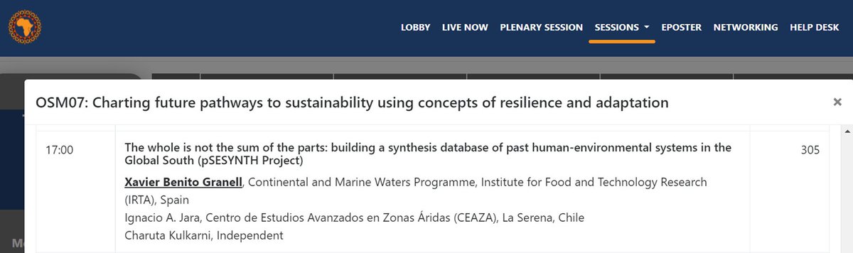 #pSESYNTH, an @INQUA-funded multi-themed database project focusing the #GlobalSouth #SocialEcologicalSystems is moving steadily forward! Tune in to @PAGES_IPO #PAGESOSM #PAGES22 this week where we will share the developments so far and the expected milestones.