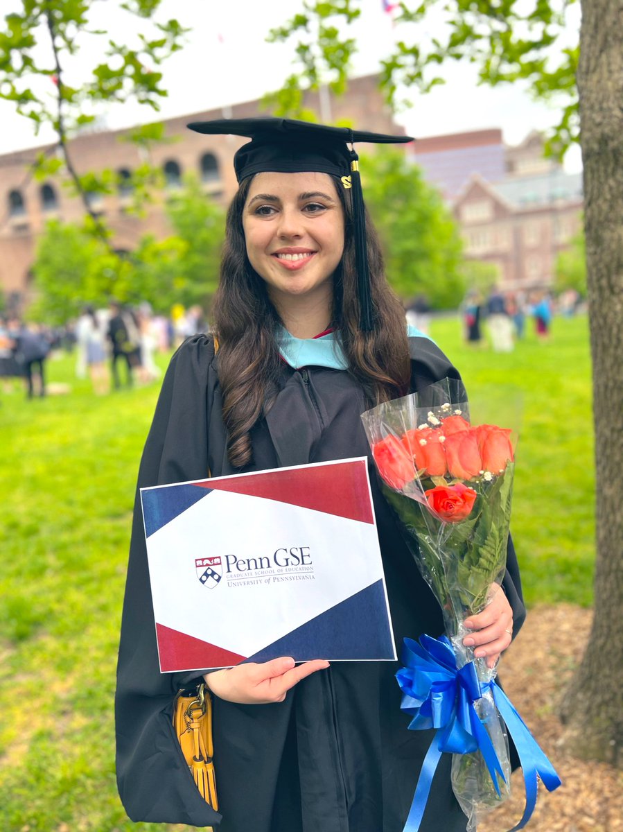 An incredible weekend at <a href="/Penn/">Penn</a>! On Saturday, I graduated from <a href="/PennGSE/">Penn GSE</a> with my MSEd in School &amp; Mental Health Counseling. On Sunday, I got to celebrate the BAAS class of 2022 &amp; all the amazing <a href="/PennLPS/">Penn LPS</a>  graduates. Starting the week feeling inspired (&amp; rather exhausted 😅)