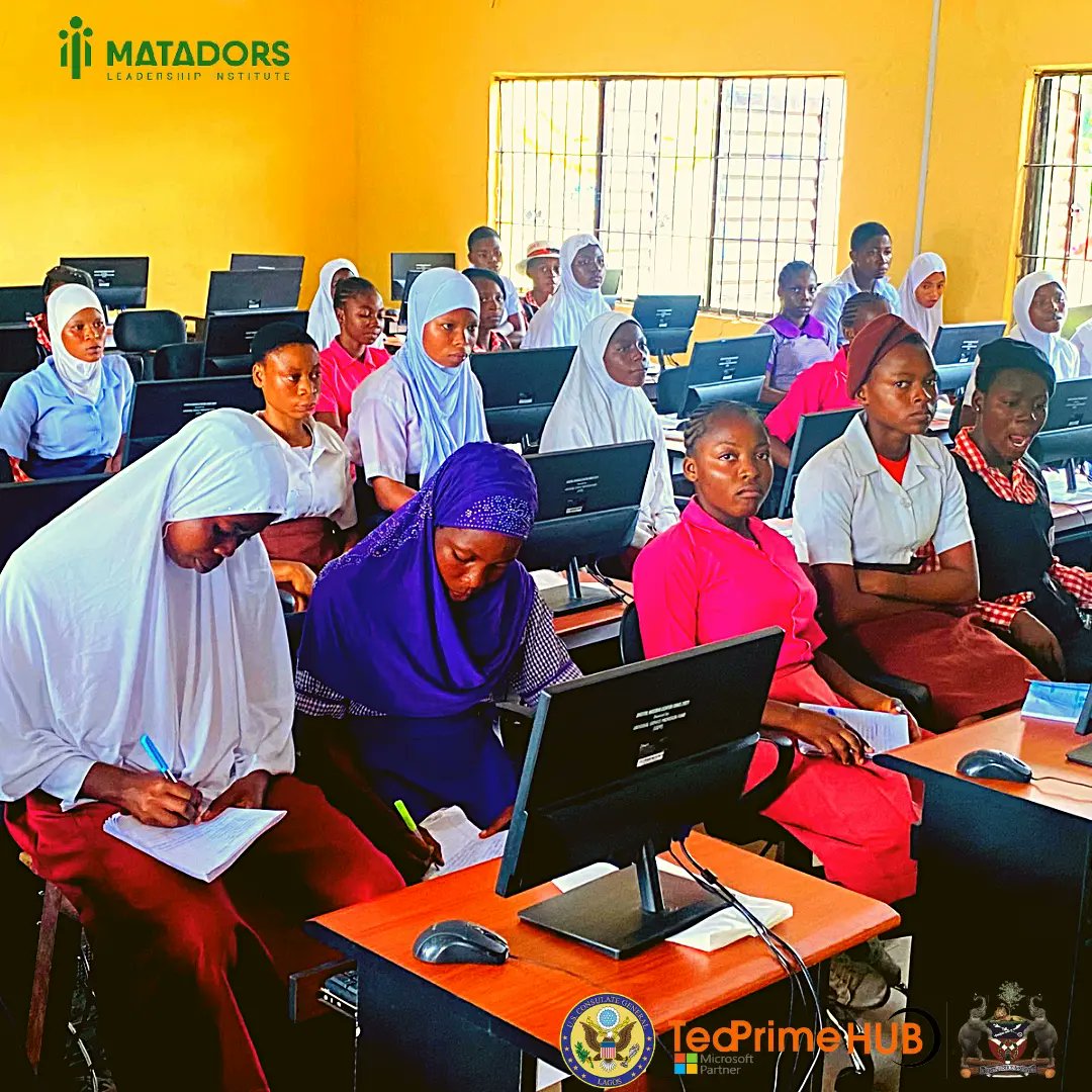 matadorsnigeria's tweet photo. Highlight from Day 1 of Osun Girls Can Code Cohort Five
The world is changing through technology and these girls have been more than amazing!
@USinNigeria @TedprimeHub @DayoNigeria
#osungirlscancode #techgirlslead https://t.co/NcdVghvSmh