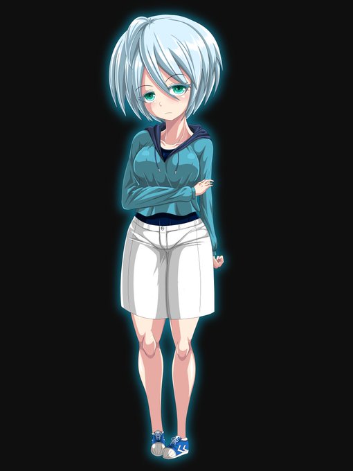 練習で拙作「惡は烈しき...」よりアオイさん。 